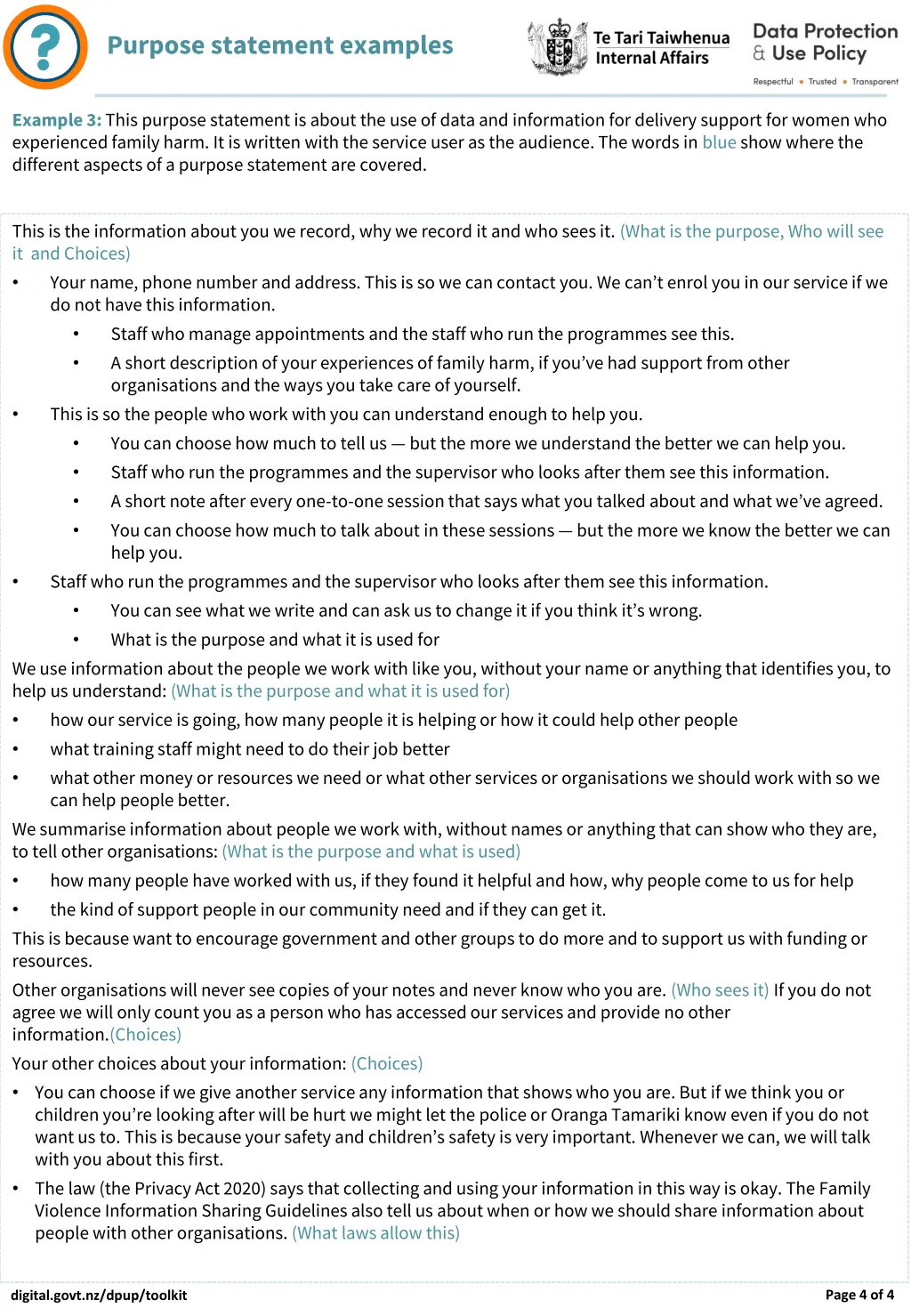purpose statement examples 3