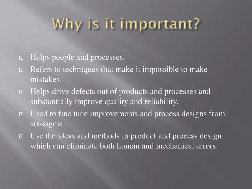 helps people and processes refers to techniques