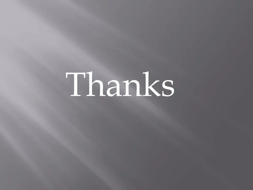 thanks