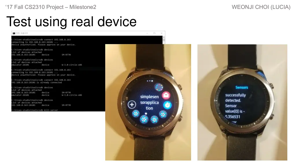 17 fall cs2310 project milestone2 weonji choi 3