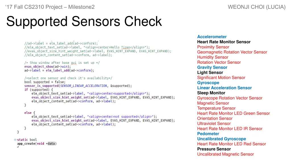 17 fall cs2310 project milestone2 weonji choi