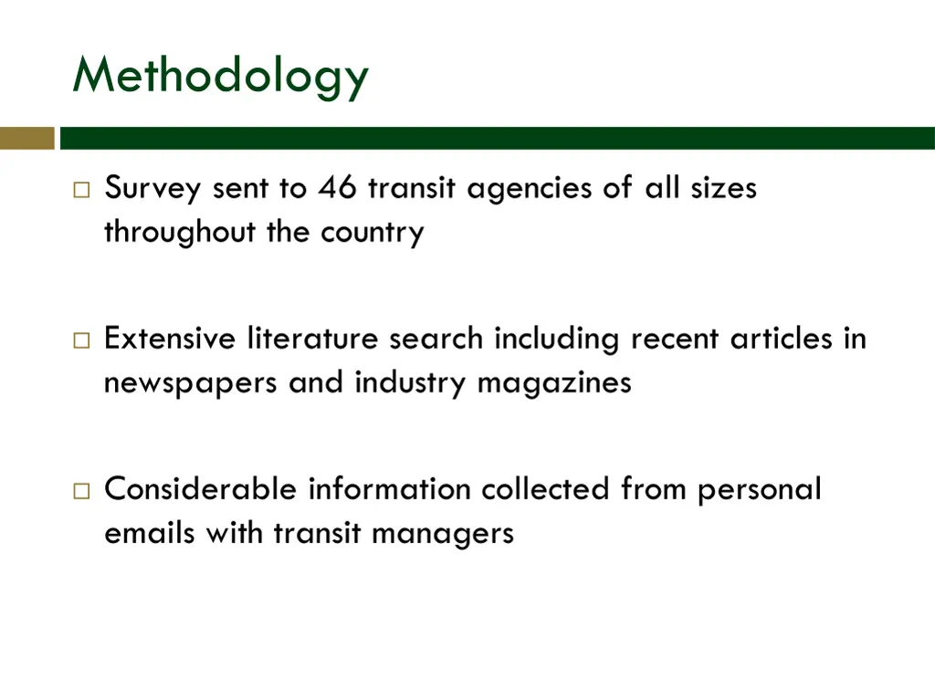 methodology