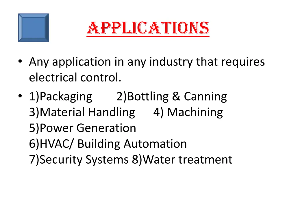 applications