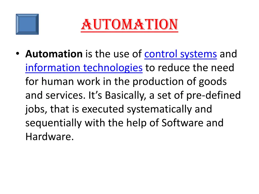 automation