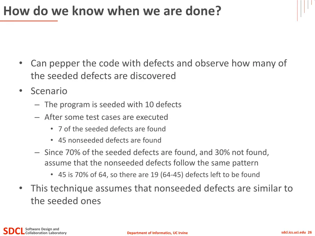 how do we know when we are done 4