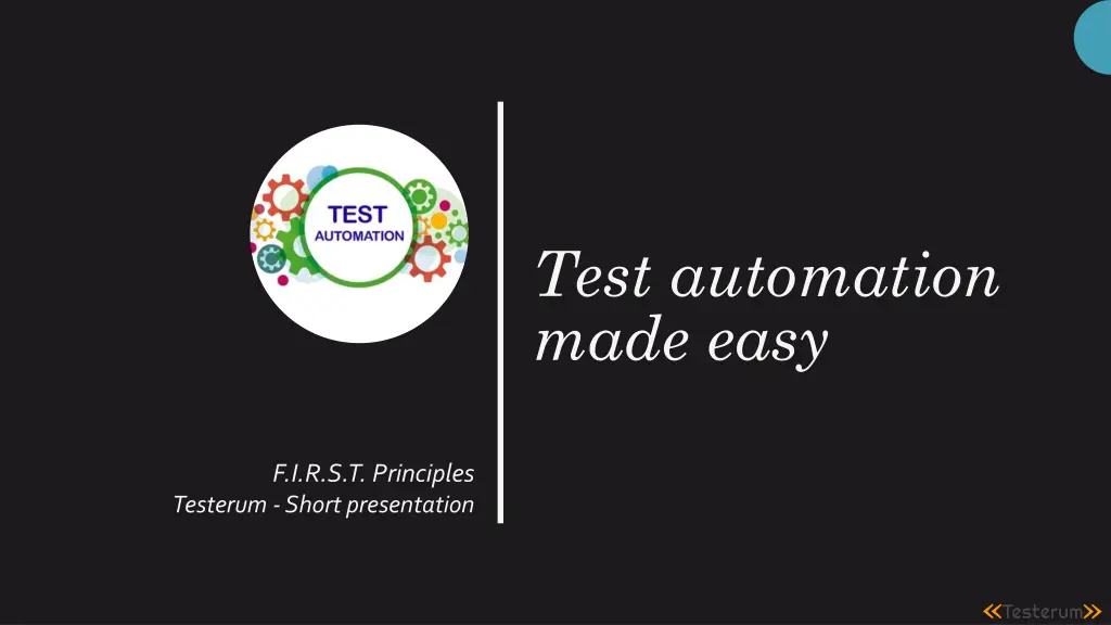 test automation made easy
