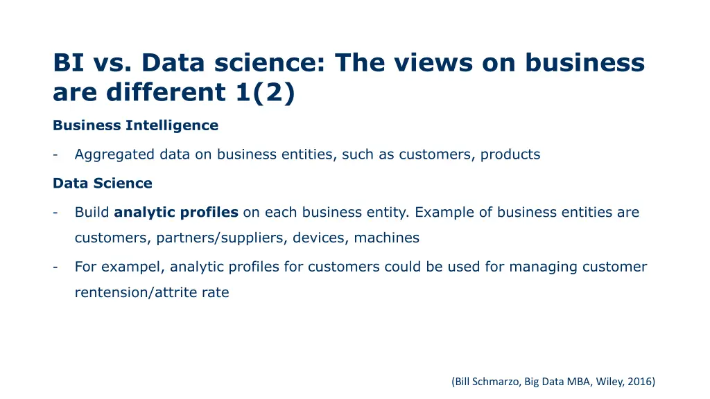 bi vs data science the views on business