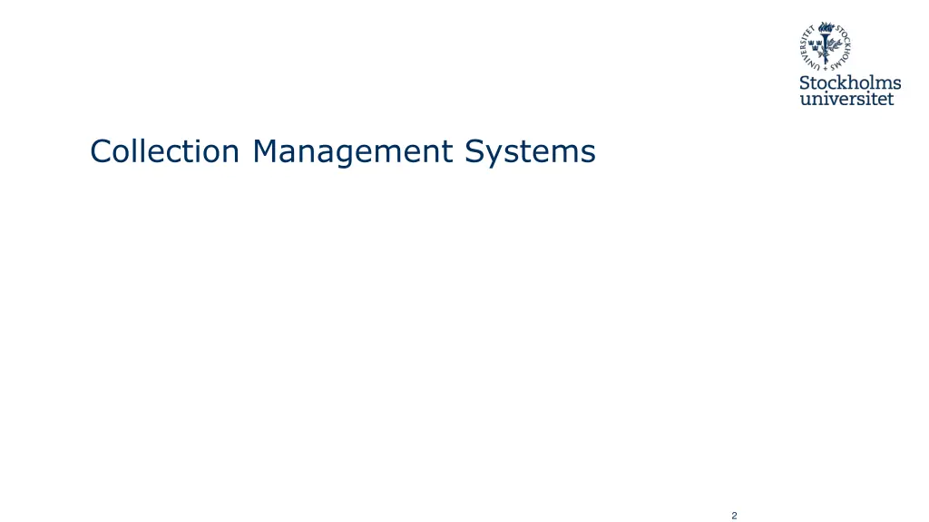 collection management systems