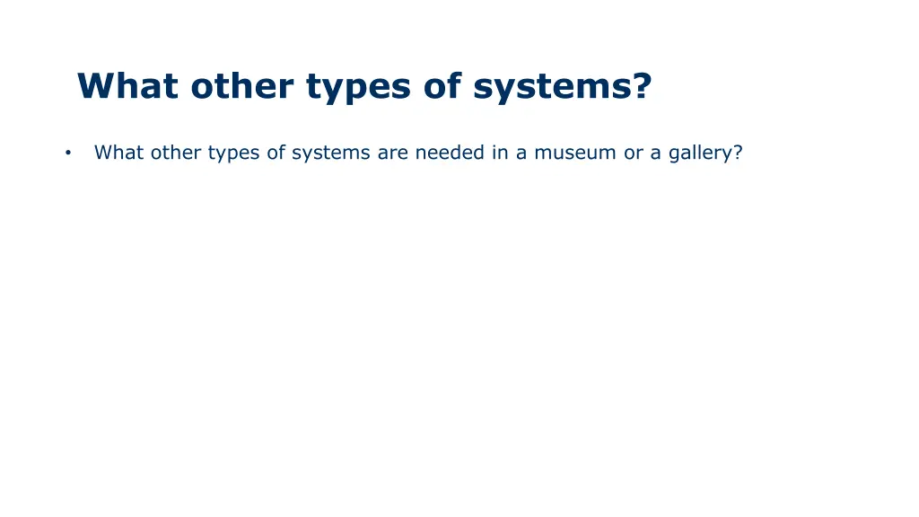 what other types of systems
