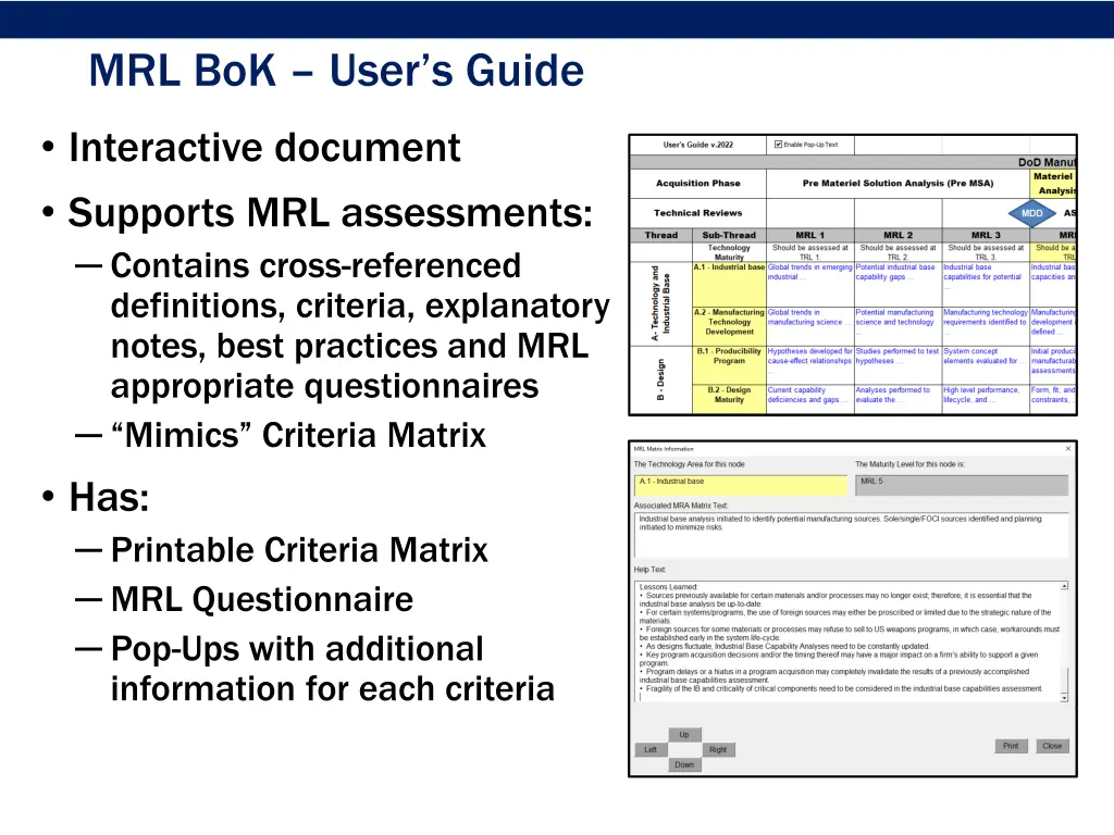 mrl bok user s guide