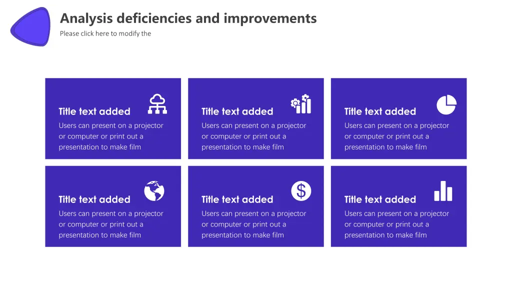 analysis deficiencies and improvements