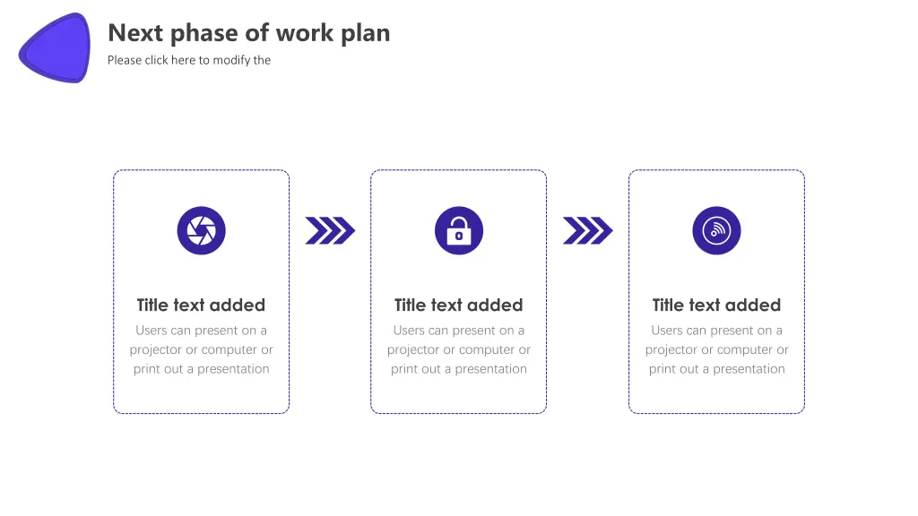 next phase of work plan