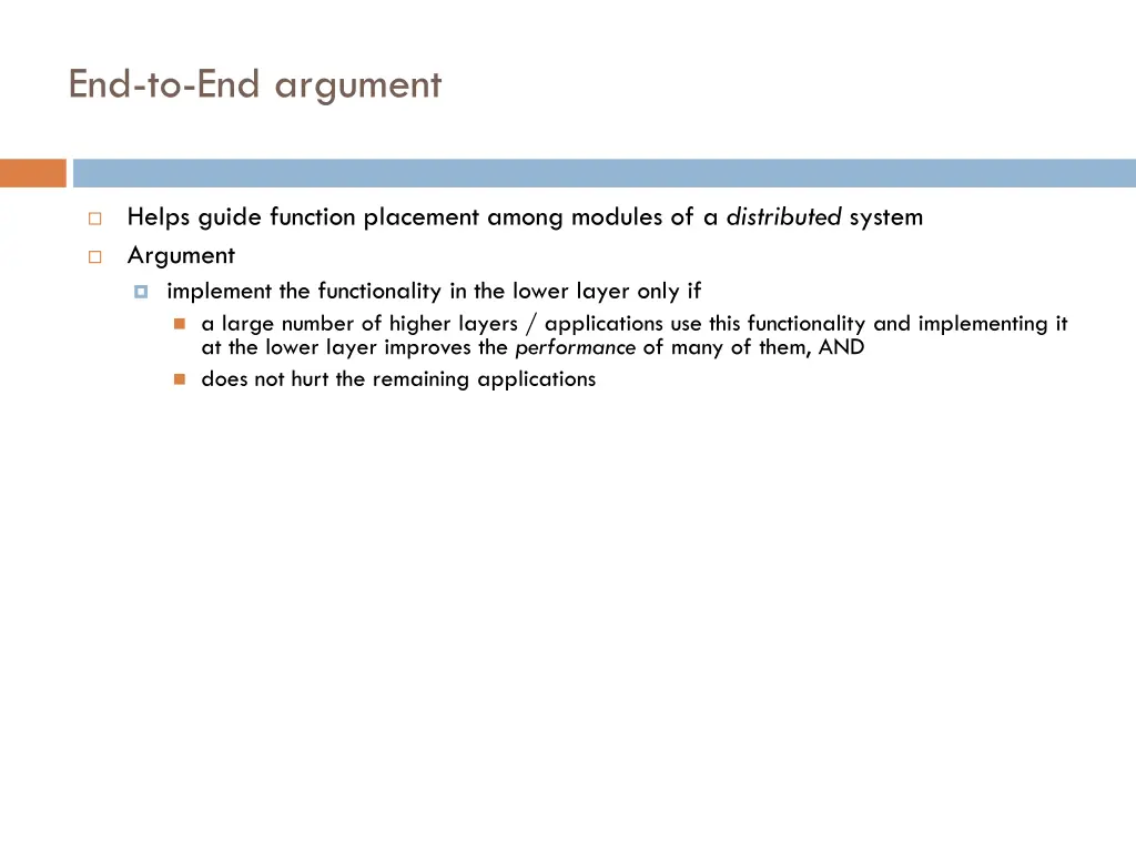 end to end argument