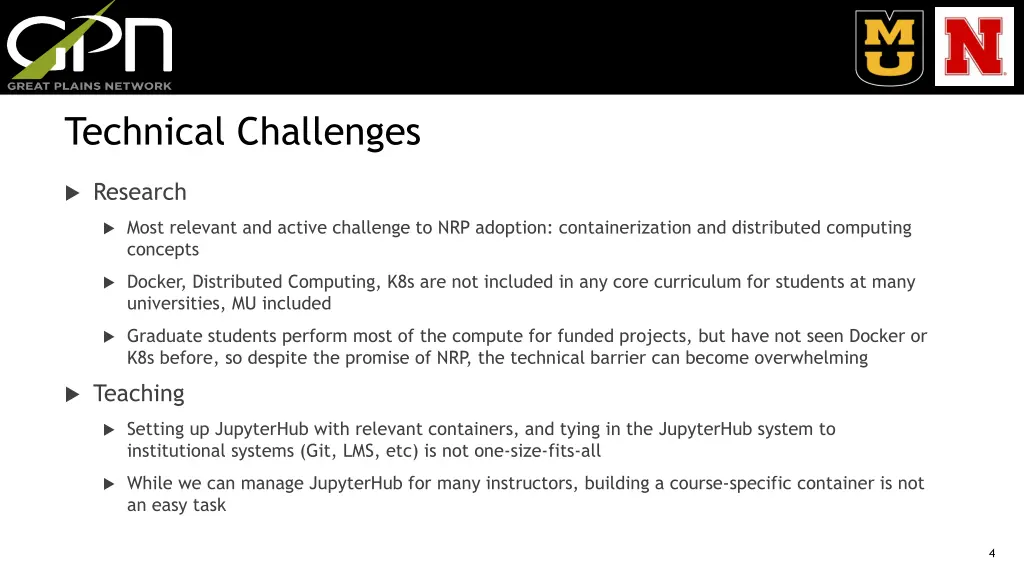 technical challenges
