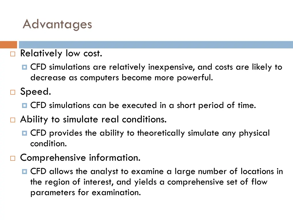 advantages