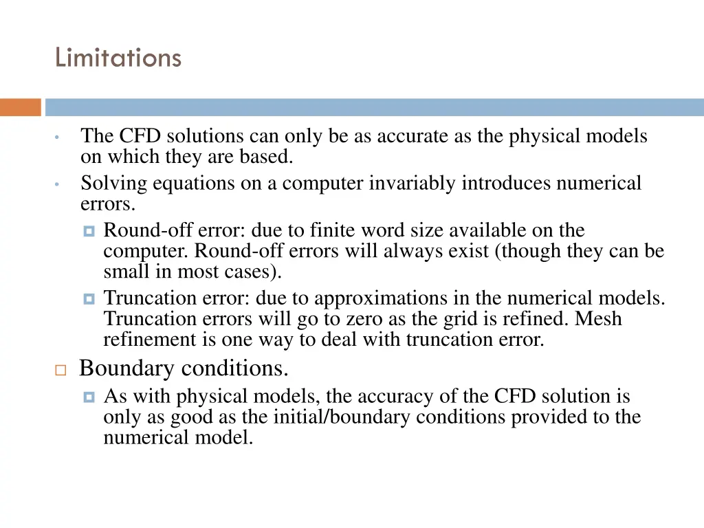 limitations