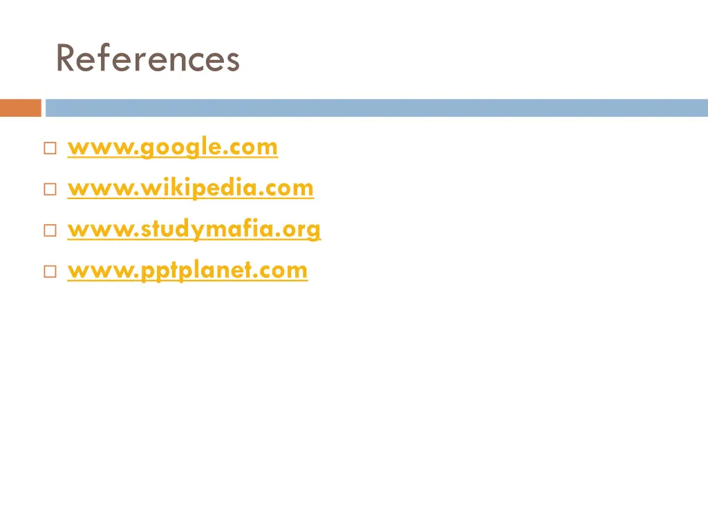 references