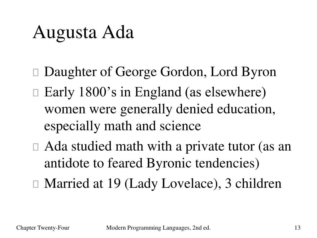 augusta ada