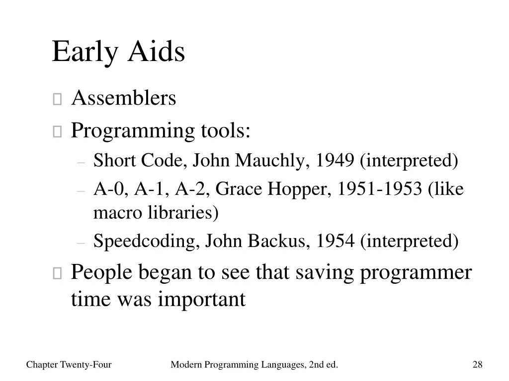 early aids