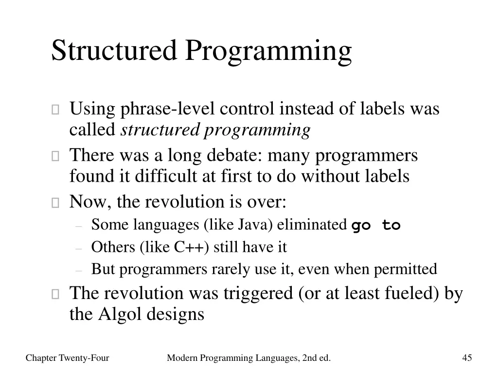 structured programming