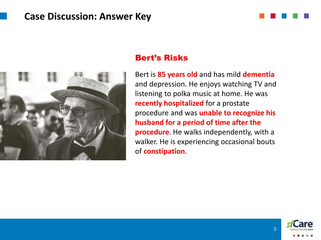case discussion answer key