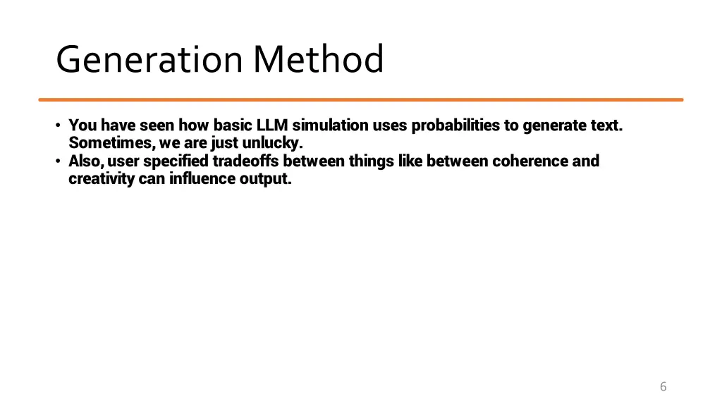 generation method