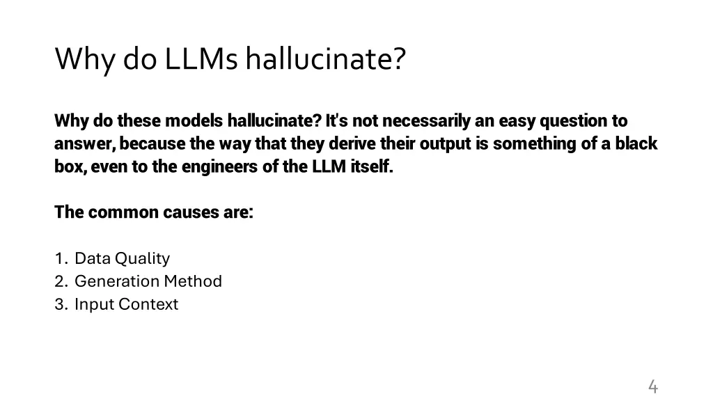 why do llms hallucinate
