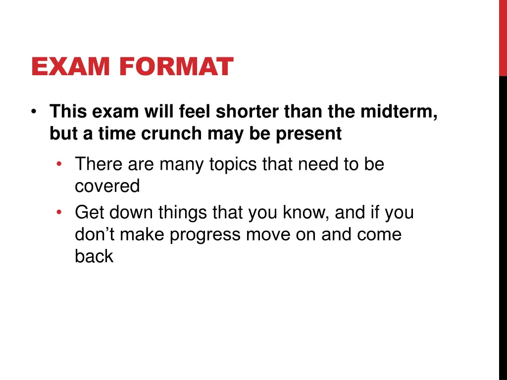 exam format 2