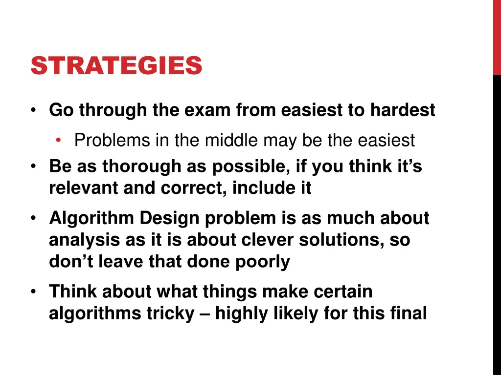 strategies