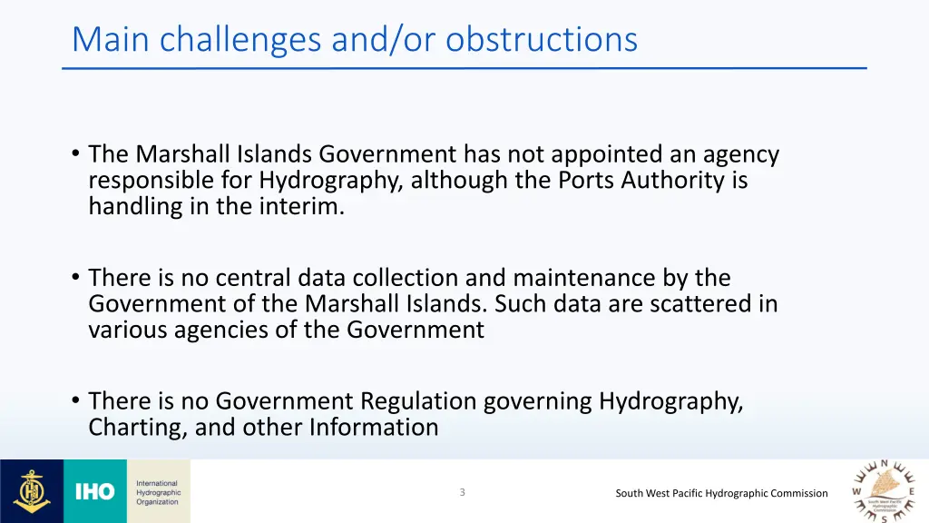 main challenges and or obstructions