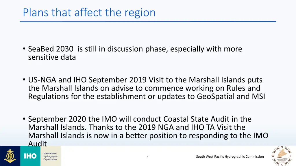 plans that affect the region