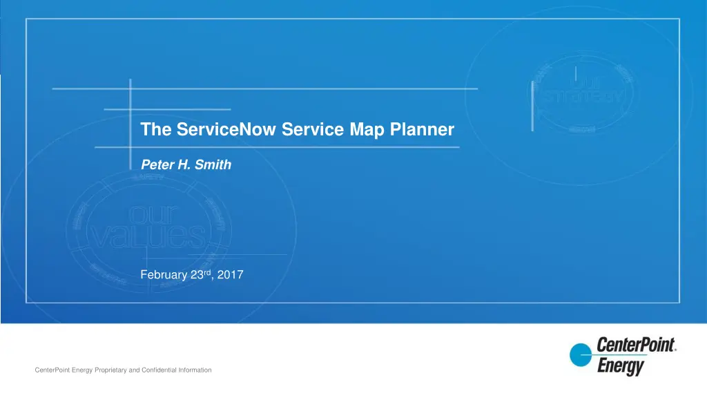 the servicenow service map planner