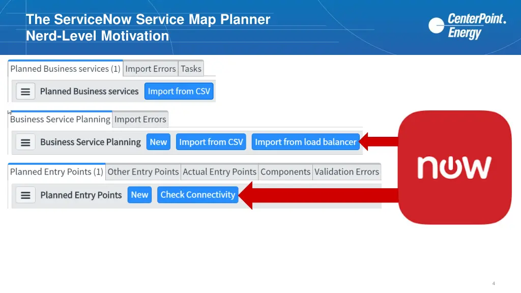 the servicenow service map planner nerd level