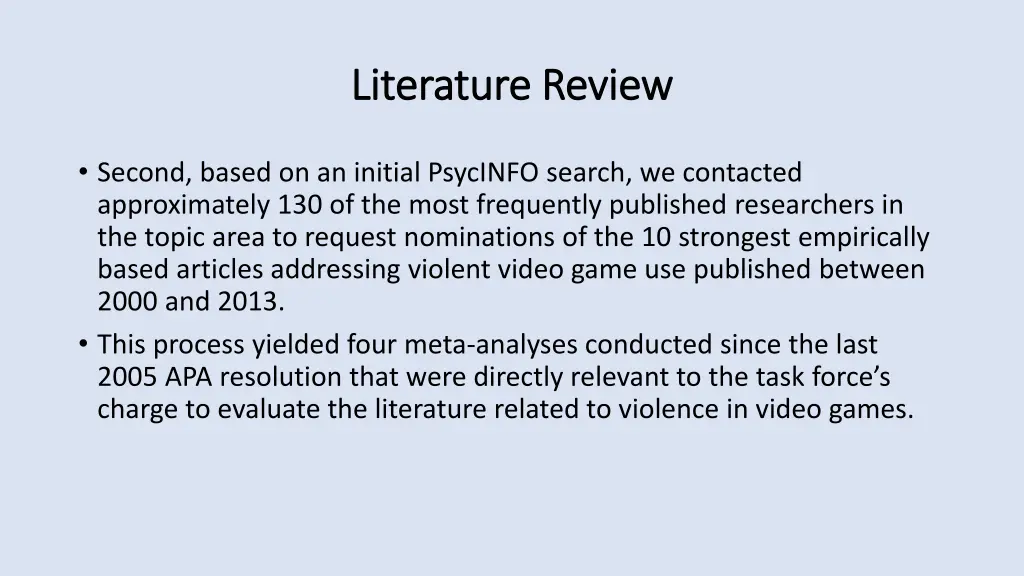 literature review literature review 1