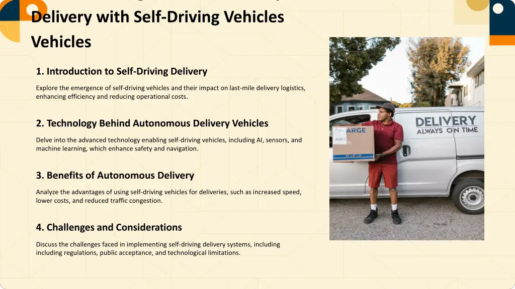 revolutionizing last mile delivery delivery with
