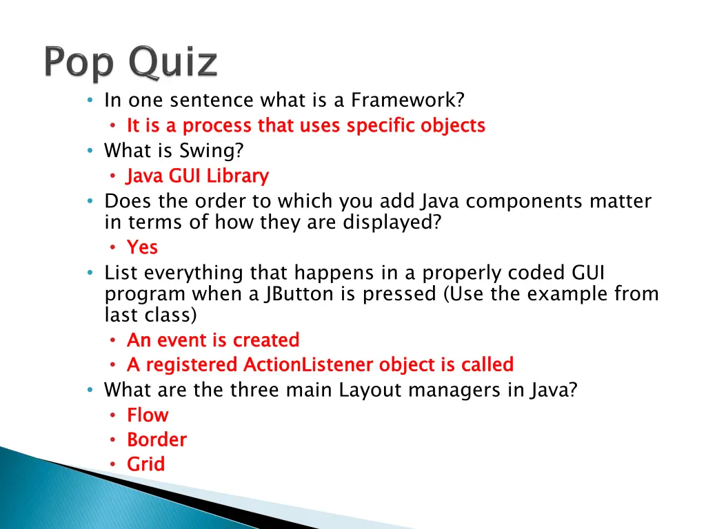 in one sentence what is a framework 1