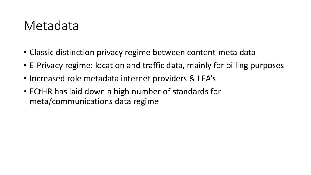 metadata