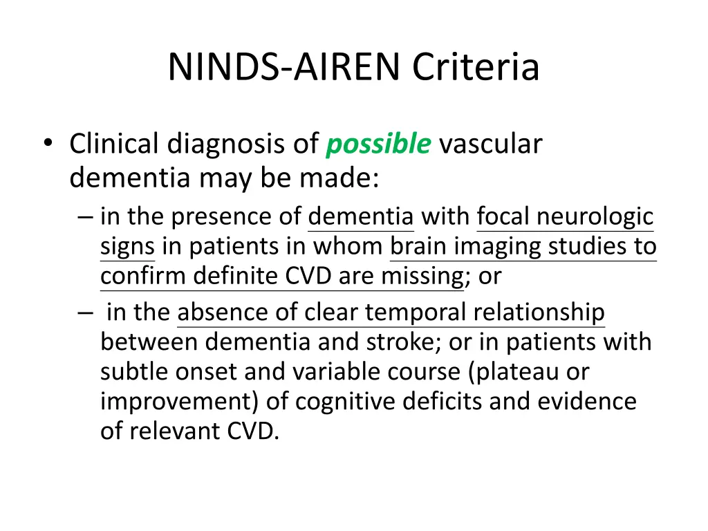 ninds airen criteria 1