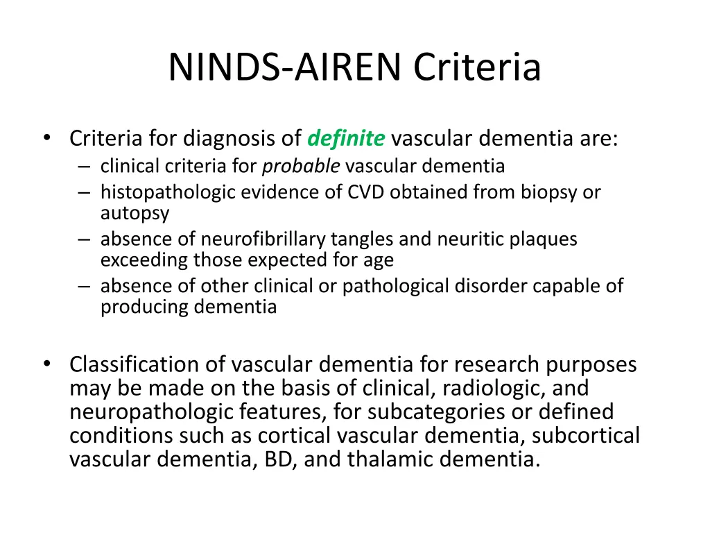 ninds airen criteria 4