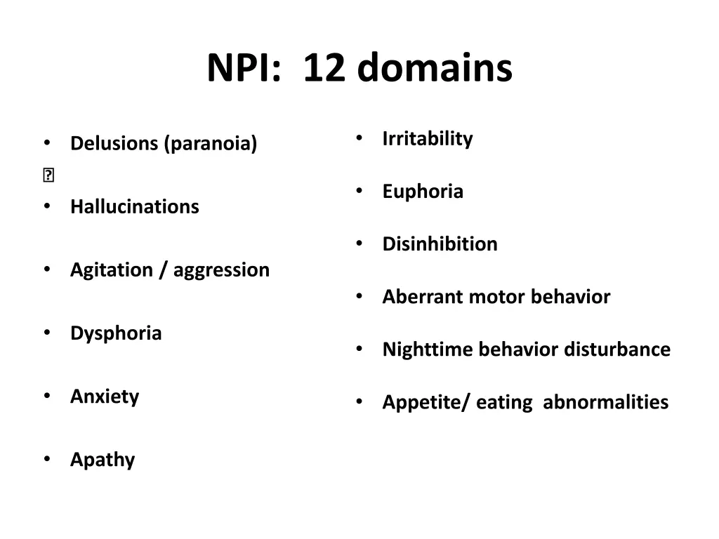 npi 12 domains