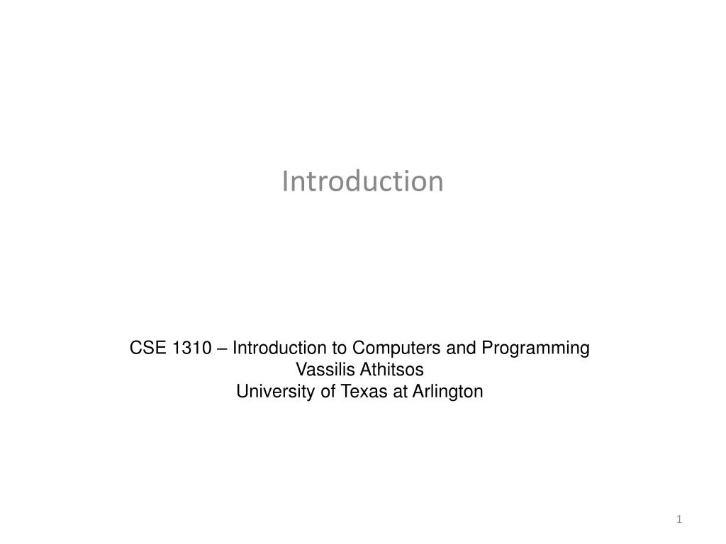 introduction