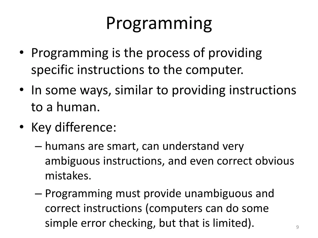 programming