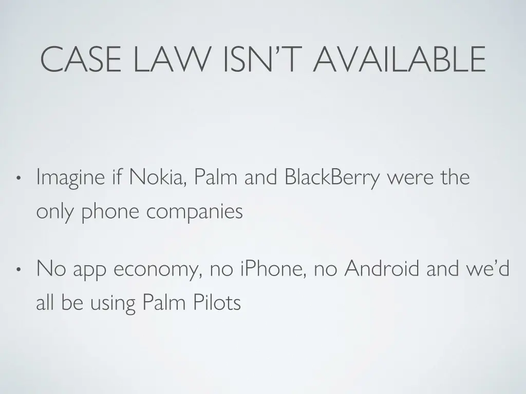 case law isn t available
