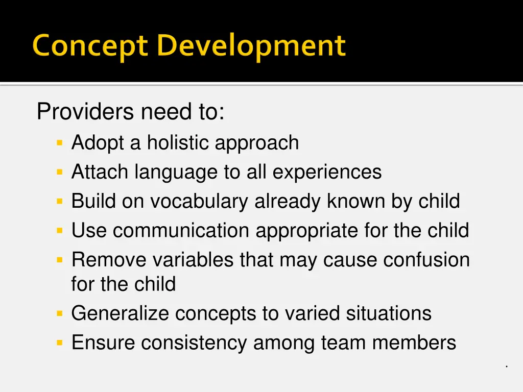 providers need to adopt a holistic approach
