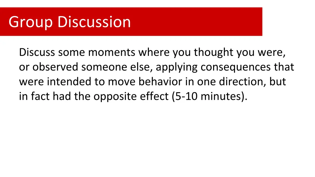 group discussion