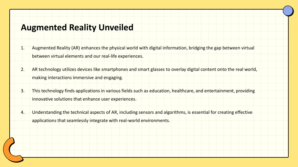 augmented reality unveiled