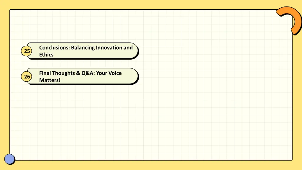 conclusions balancing innovation and ethics