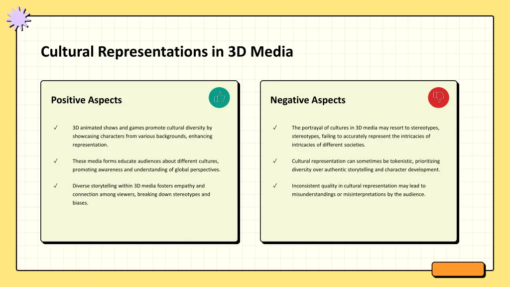 cultural representations in 3d media