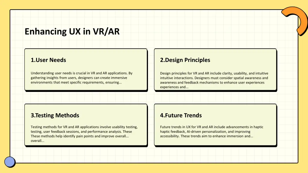 enhancing ux in vr ar