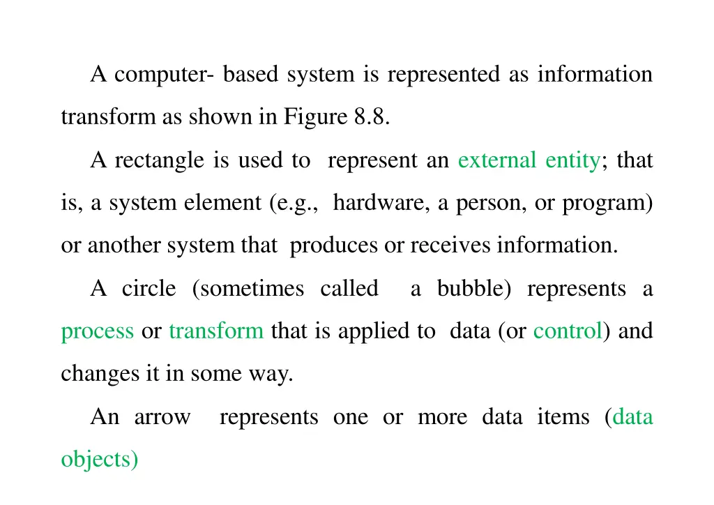a computer based system is represented